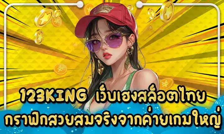 123KING เว็บเฮงสล็อตไทยกราฟิกสวยสมจริงจากค่ายเกมใหญ่ 123KING